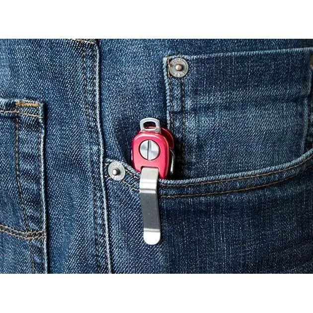美國Keysmart Rugged強壯版95mm鋁合金鑰匙收納器三色款2-14KEY附背夾開瓶器【KS619】