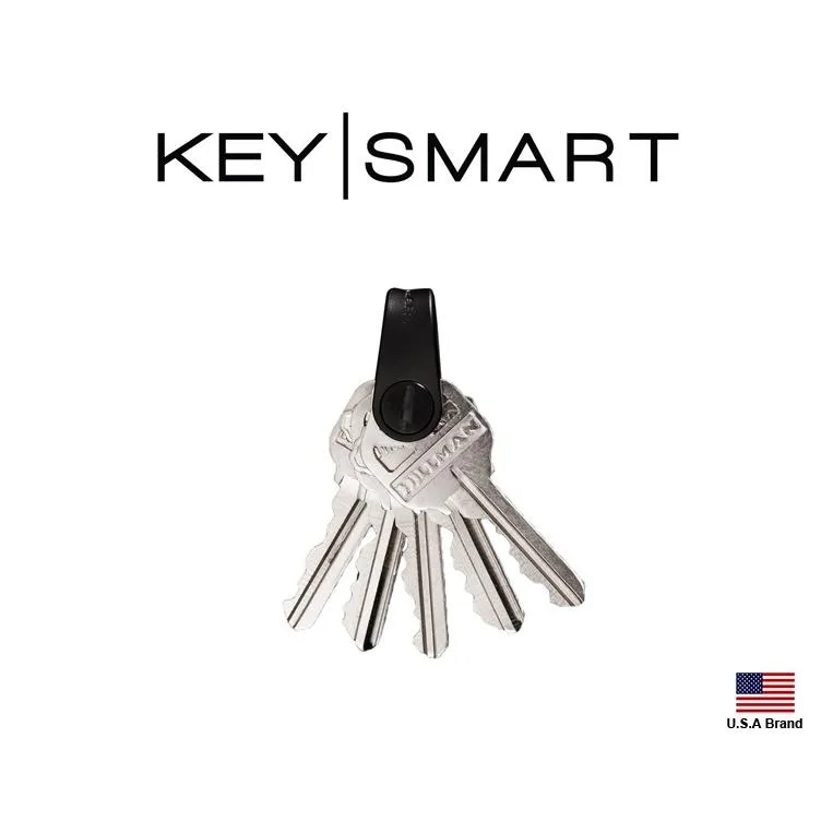 美國Keysmart鑰匙收納器 Minimalist 最小收納鑰匙圈KS015-BLK