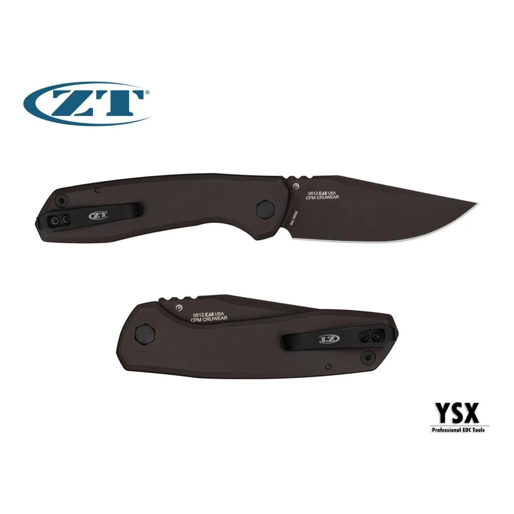 Zero Tolerance美國ZT折刀AUTO自動開關Cru-Wear粉末鋼陶瓷鍍黑Micarta握柄 ZT0512