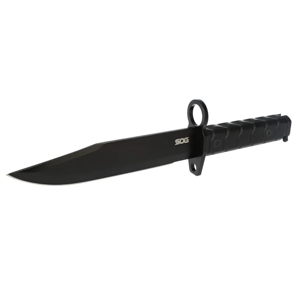 美國SOG特偵組直刀戰術級全龍骨Clip-Point BAR15C附Kydex鞘 SOGBY1004-BX