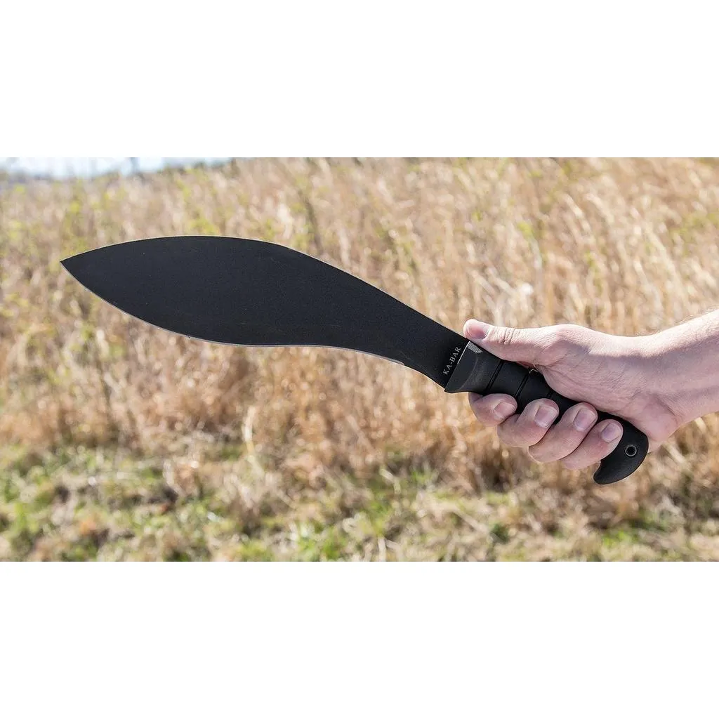 美國Ka-Bar直刀砍刀1249 Kukri Machete 1085高碳鋼附刀鞘 KA1249