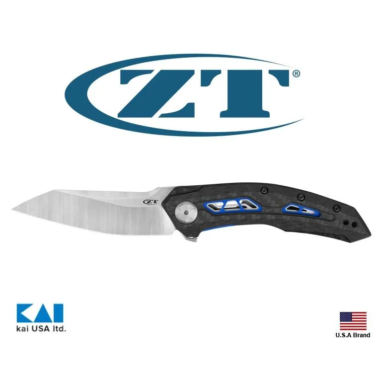 Zero Tolerance美國ZT折刀CPM20CV碳纖維柄KVT滾軸TDS穩定開刀系統背夾【ZT0762】