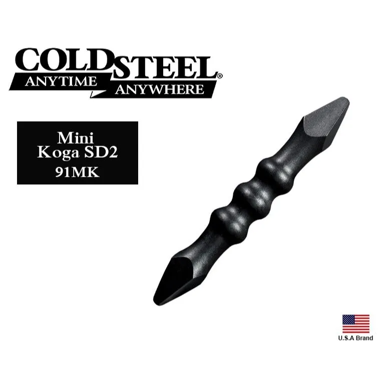 美國Cold Steel冷鋼Mini Koga SD2塑鋼黑色短棒 CS91MK