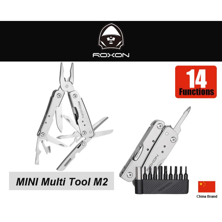 中國ROXON洛森14用迷你型多功能工具鉗M2附起子頭KIT組收納套 RXM2
