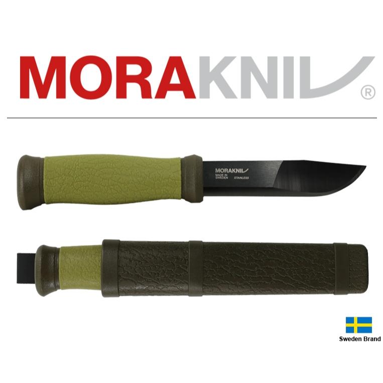 Morakniv瑞典莫拉刀黑魂限定Mora 2000 (S) 35週年紀念版軍綠色握柄 Mor14793