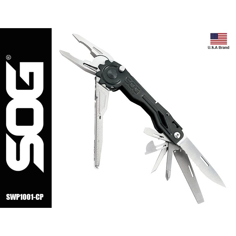 美國SOG特偵組12用多功能工具鉗快開420鋼刀片Switchplier 2.0台灣製 SOGSWP1001-CP