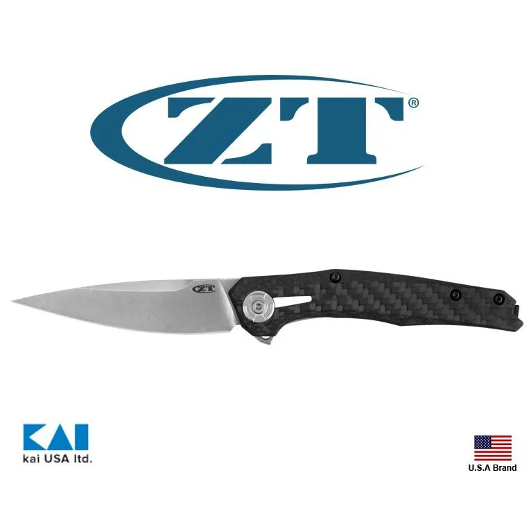 Zero Tolerance美國ZT折刀CPM20CV碳纖維柄KVT滾軸TDS穩定開刀系統背夾【ZT0707】