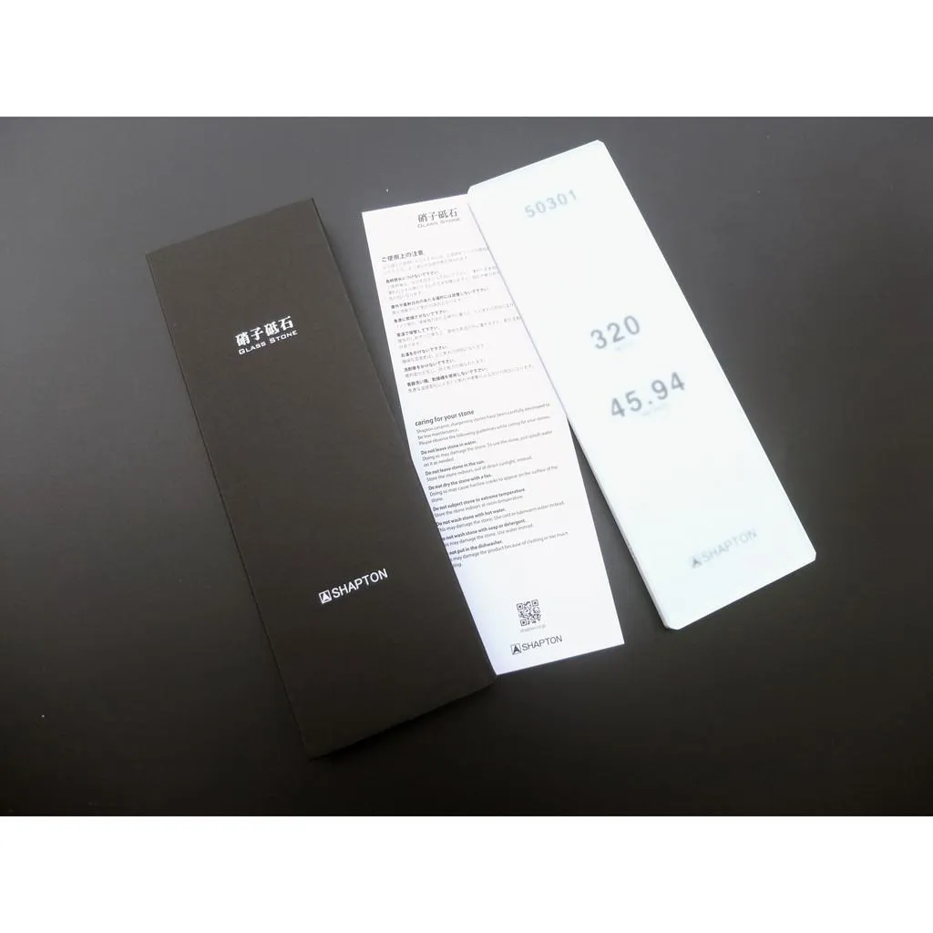 SHAPTON日本硝子砥石Glass Stone納米玻璃專業磨刀石320番【SH50301】