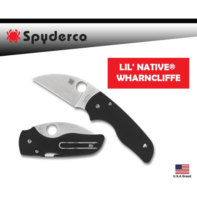 Spyderco美國蜘蛛LIL' NATIVE WHARNCLIFFE折刀FRN柄S30V粉末鋼【SPC230GWC】