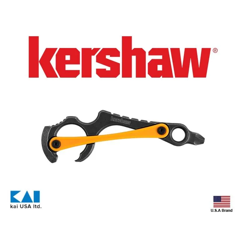 美國Kershaw隨身工具3用DOWNFORCE黑色石洗3Cr13不銹鋼EDC【KS8820】
