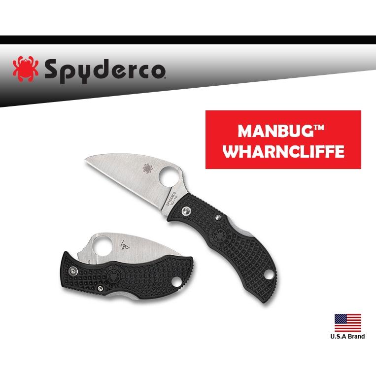 Spyderco美國蜘蛛Manbug WHARNCLIFFE迷你折刀VG-10不銹鋼【SPMBKWP】