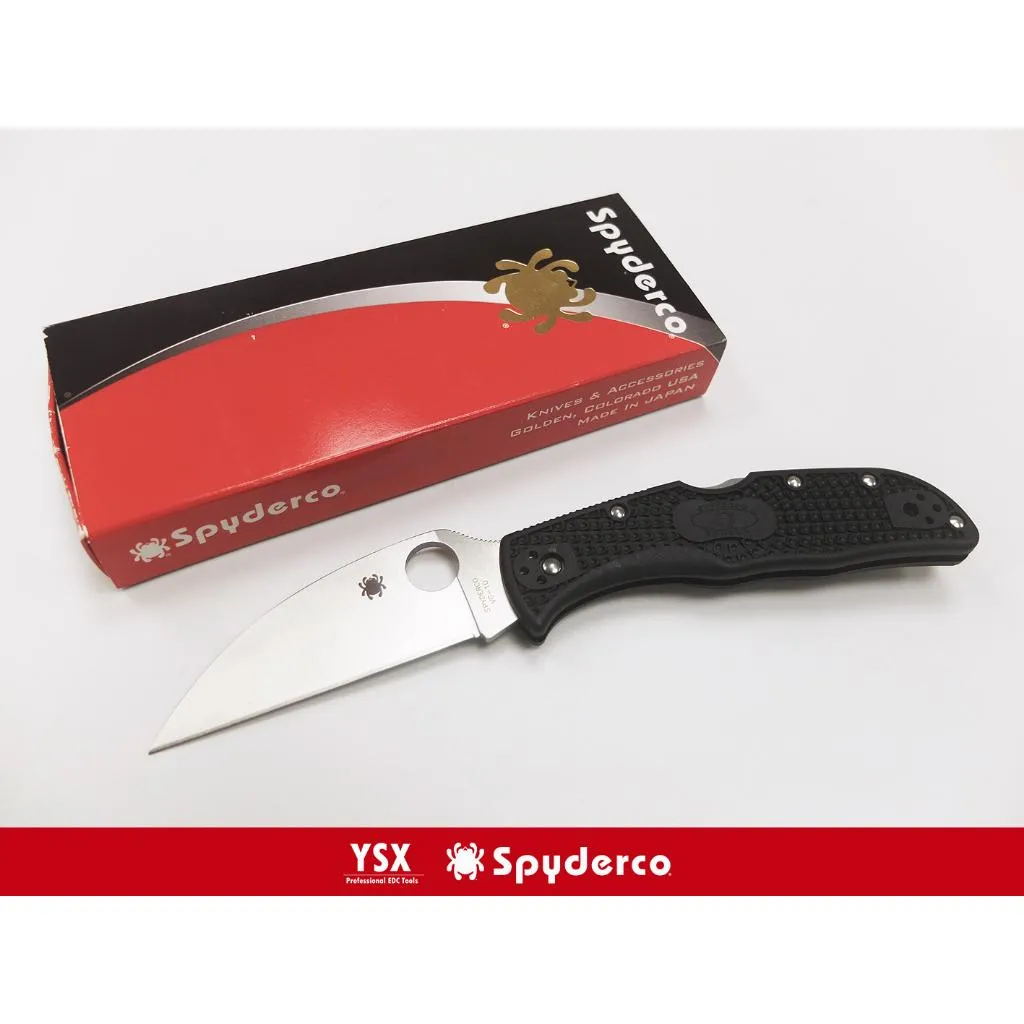 Spyderco美國蜘蛛ENDELA WHARNCLIFFE折刀VG-10鋼FRN握柄附背夾【SPC243FPWCBK】