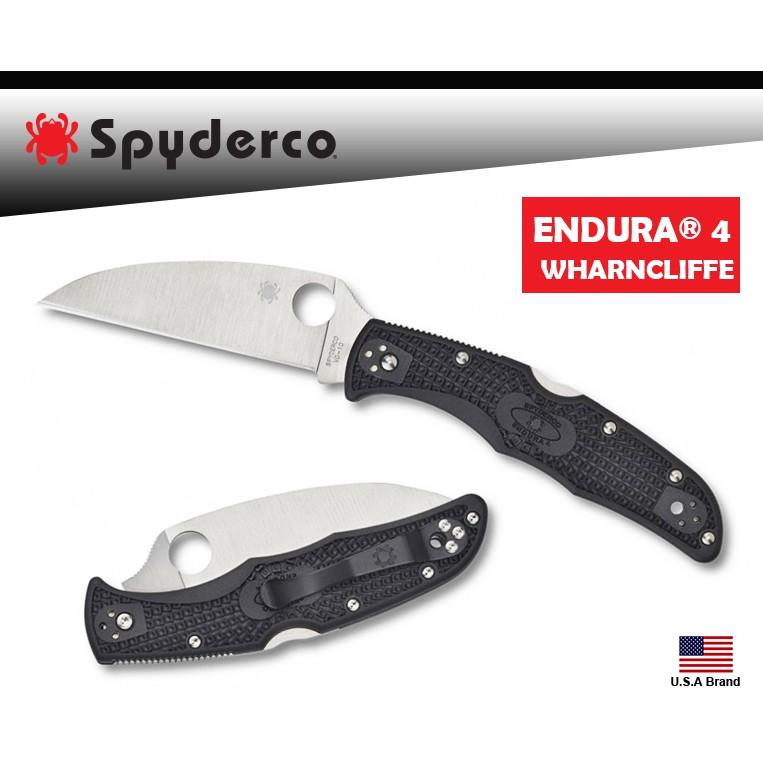 Spyderco美國蜘蛛 ENDURA 4 WHARNCLIFFE折刀FRN柄VG-10不銹鋼【SPC10FPWCBK】