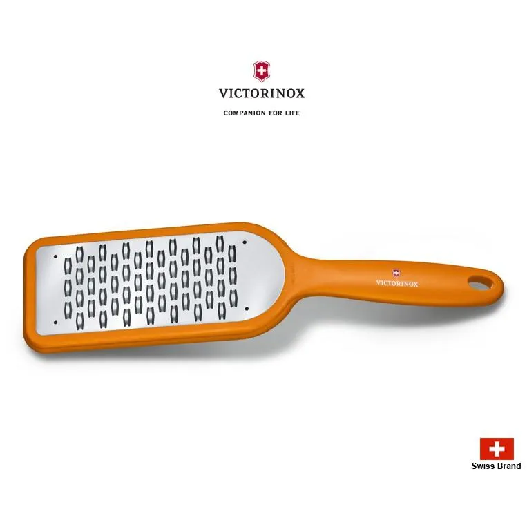 Victorinox瑞士維氏廚房手持式附保護蓋矽膠底固定刨絲器<中絲>【7.6084.9】