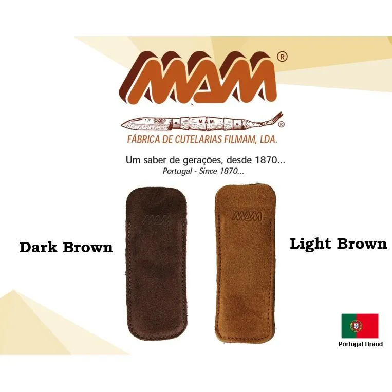 MAM葡萄牙折刀零配件 - 絨布皮革收納刀套2色款【MAM3000】