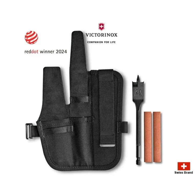 Victorinox瑞士維氏配件 - Venture Pro Kit多功能刀套附平鑽與磨刀石 4.0540