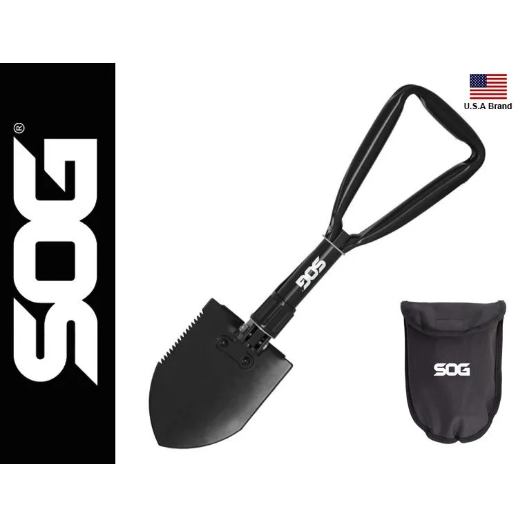 美國SOG特偵組工兵鏟折疊鏟ENTRENCHING TOOL附收納袋 SOGF08-N