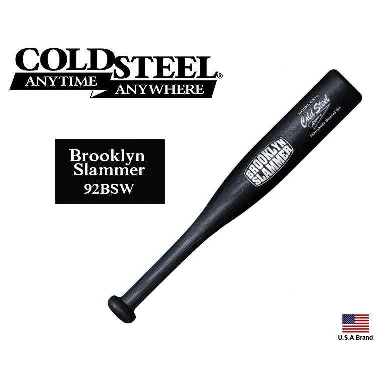 美國Cold Steel冷鋼19吋塑鋼實心棒球棒Brooklyn Slammer【CS92BSW】