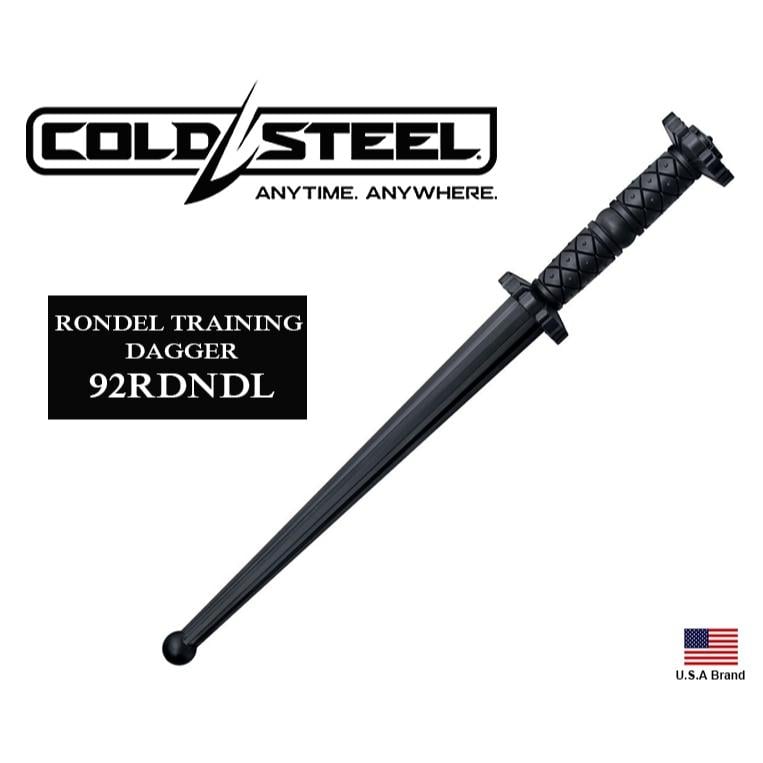 美國Cold Steel冷鋼無鋒利性訓練用Santoprene橡膠RONDEL DAGGER三角劍【CS92RDNDL】