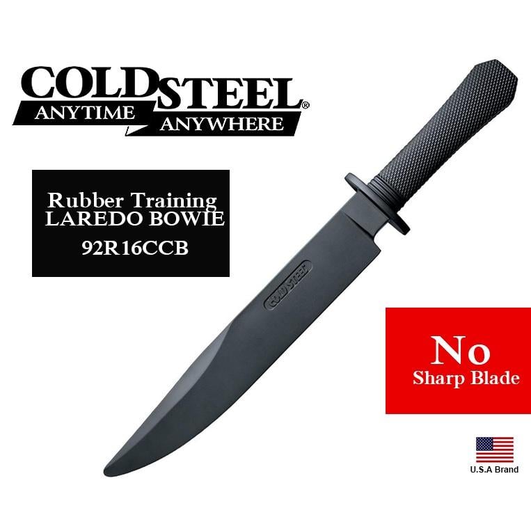 美國Cold Steel冷鋼無鋒利性訓練用Santoprene橡膠直刀LAREDO BOWIE【CS92R16CCB】