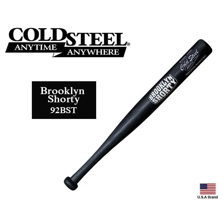 美國Cold Steel冷鋼20吋塑鋼實心棒球棒Brooklyn SHORTY 92BST