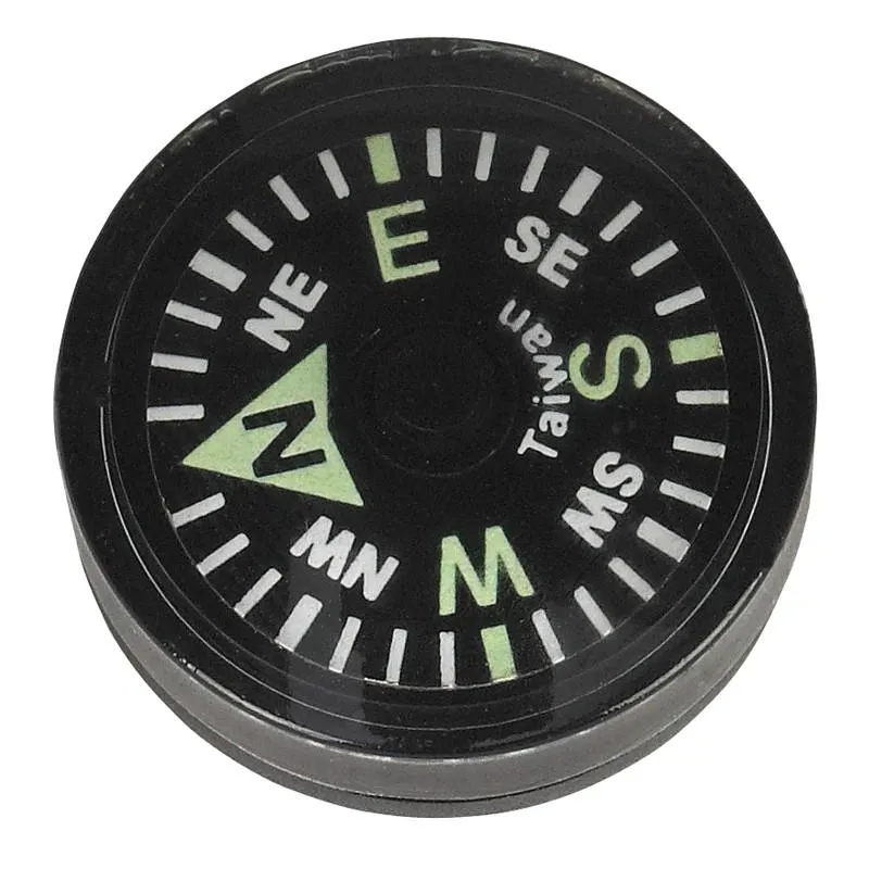 美國NDUR戶外求生配件BUTTON COMPASS鈕扣型指北針,台灣製造 ND51590