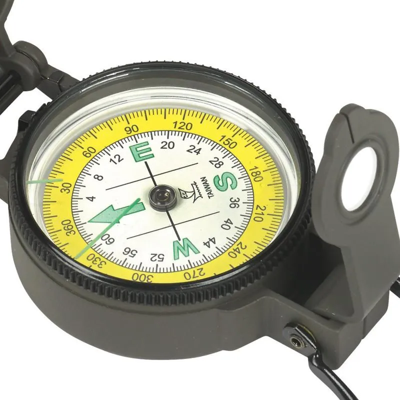 美國NDUR戶外求生配件Engineer Directional Compass夜光羅盤指北針放大鏡 ND51640