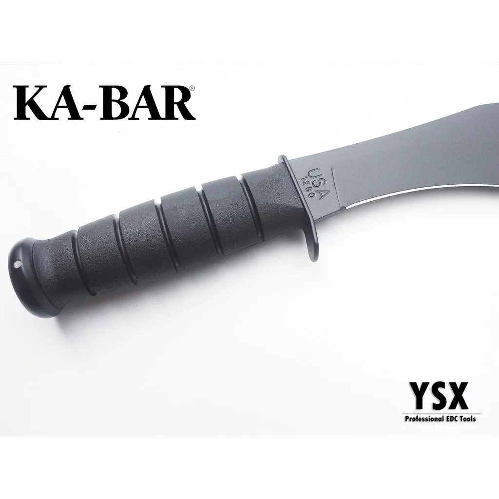 美國Ka-Bar直刀砍刀1280 Combat Kukri 1095高碳鋼附刀鞘【KA1280】