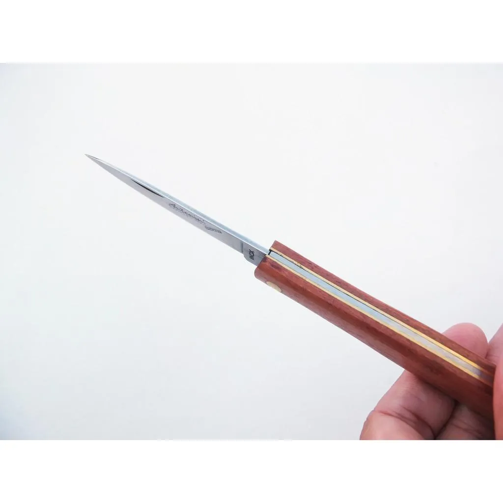義大利 Antonini Knives 105mm SICILIANO 黃銅釘硬木柄折刀 ANT90719L