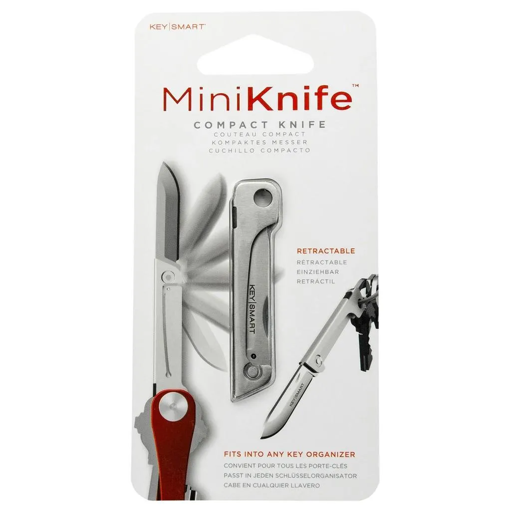 美國Keysmart鑰匙收納器零配件 - 不銹鋼摺疊小刀 Miniknife 可收納至主體內【KS815-SS】