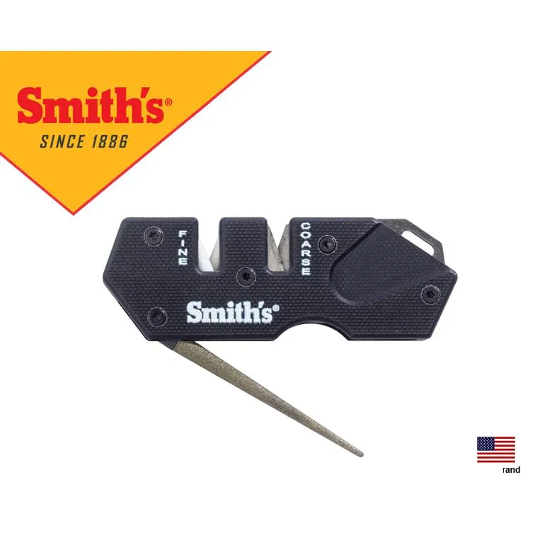 美國Smith's磨刀專家PP1-MINI-TACTICAL戰術G10握柄多功能磨刀器【SM50982】