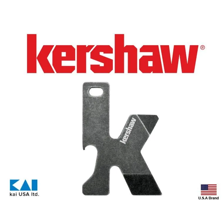 美國Kershaw字母K造型多功能工具,可佩掛鑰匙圈使用 KSKtool