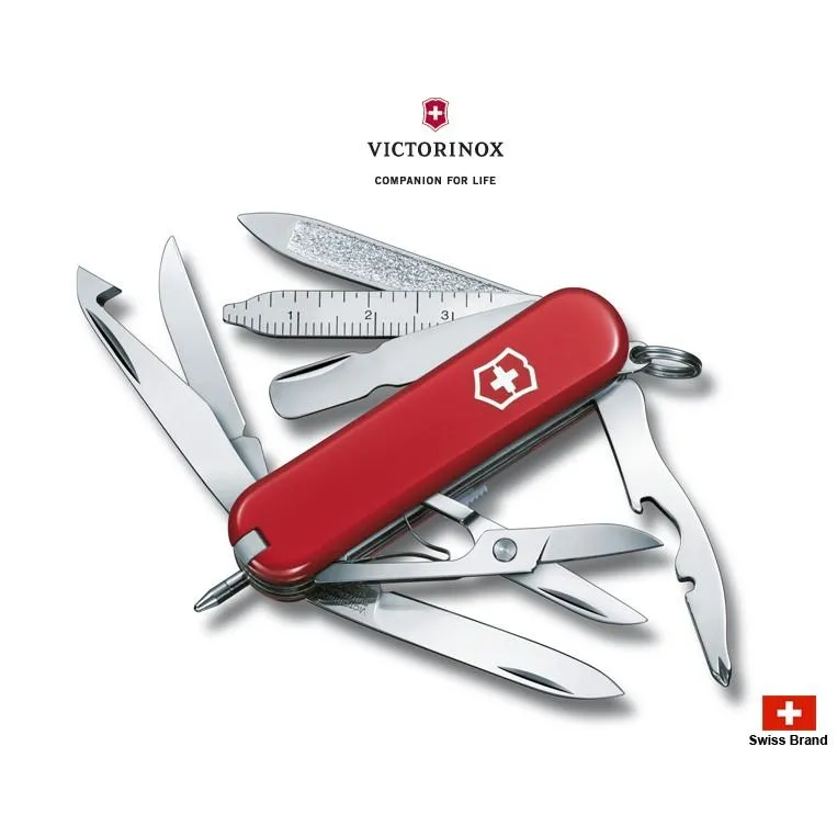 Victorinox瑞士維氏58mm冠軍小刀Minichamp,16用瑞士刀,瑞士製造好品質 0.6385