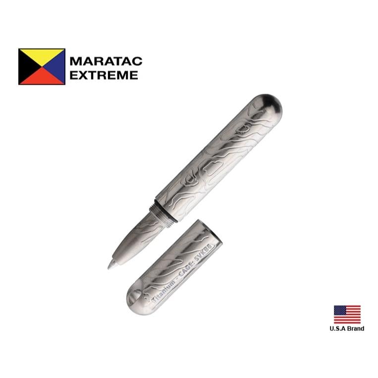 美國Maratac Extreme Pen-Go Pen Titanium限量版鈦製筆身7公分手掌隨身筆【MAR066】