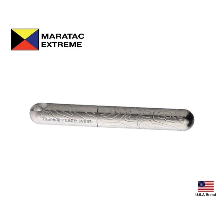 美國Maratac Extreme Pen-Go Pen Titanium限量版鈦製筆身7公分手掌隨身筆【MAR066】
