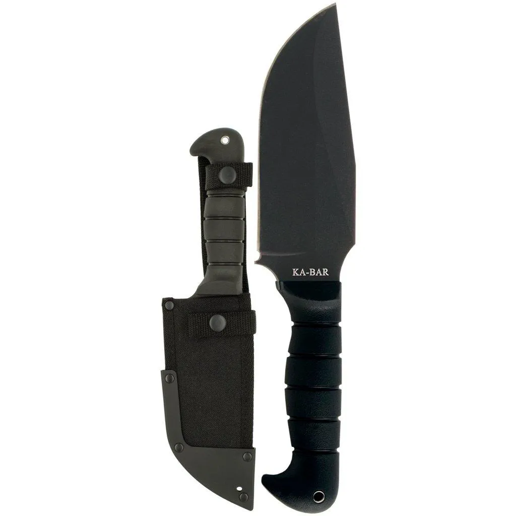 美國Ka-Bar直刀砍刀1278 Heavy Duty Warthog 6mm厚刃1085高碳鋼附刀鞘 KA1278