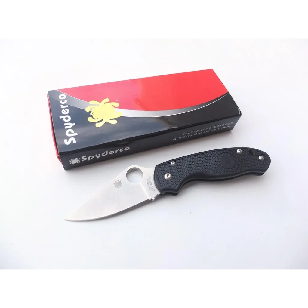 Spyderco美國蜘蛛Para 3 LIGHTWEIGHT折刀FRN柄CTS BD1N鋼附背夾 C223PBK