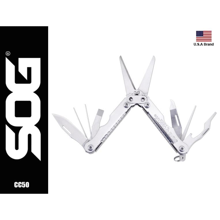 美國SOG特偵組11用多功能剪刀CC50 CrossCut舊標絕版美國製造 SOGCC50