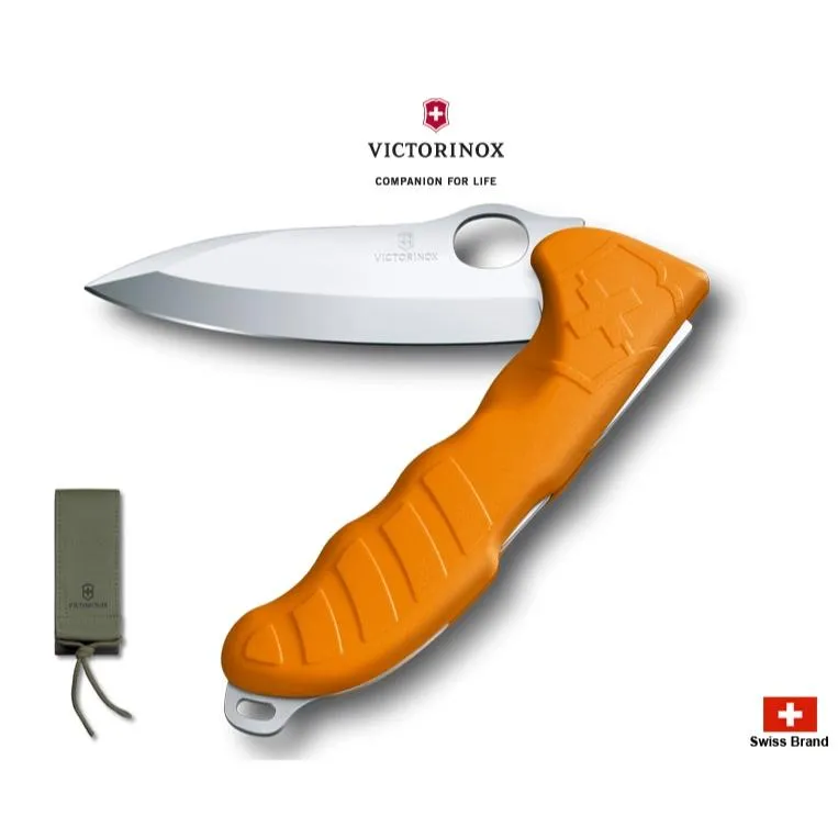 Victorinox瑞士維氏136mm專業獵人Hunter Pro橘色特別版瑞士刀(附原廠刀套) 0.9411.M9