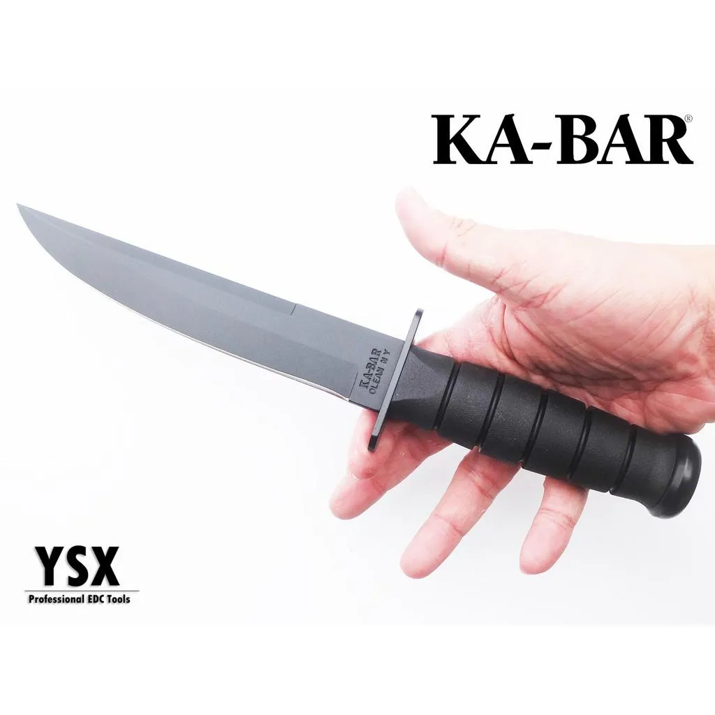 美國Ka-Bar直刀Tanto劍型4mm刃厚1095高碳鋼附GFN刀鞘【KA1266】