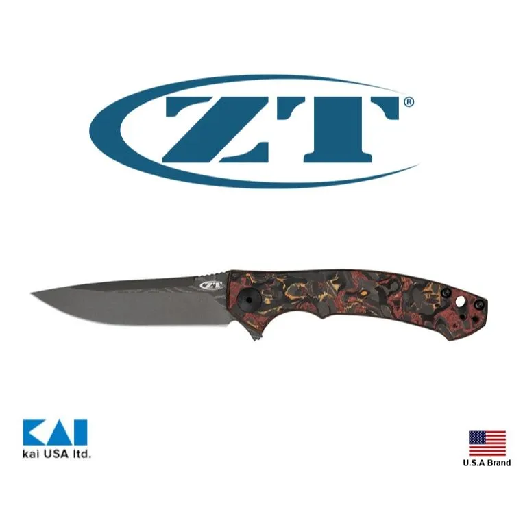Zero Tolerance美國ZT折刀Sinkevich Damascus鋼大理石花碳纖維柄【ZT0450CFDAM】