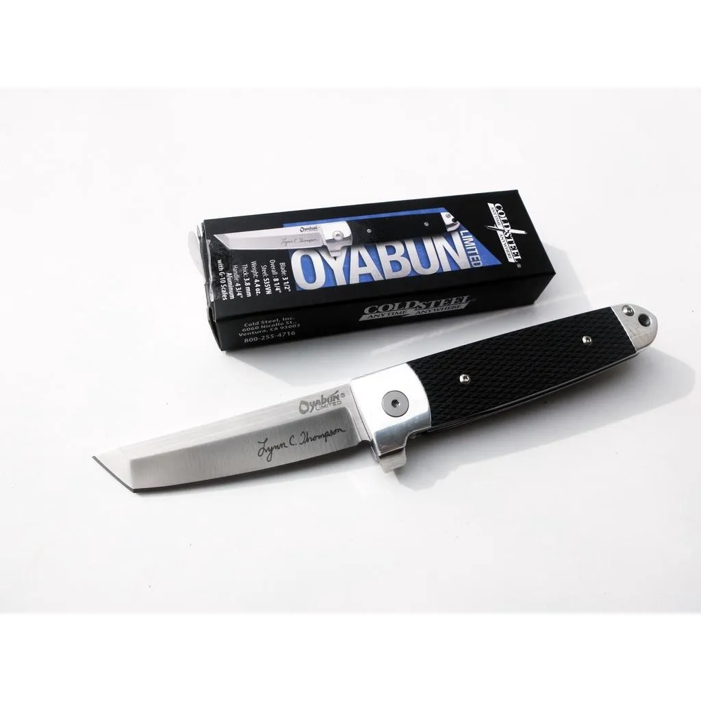 美國Cold Steel冷鋼折刀Oyabun全球限量版快開輔助加強鎖定裝置S35VN粉末鋼TPR握柄【CS32AA】