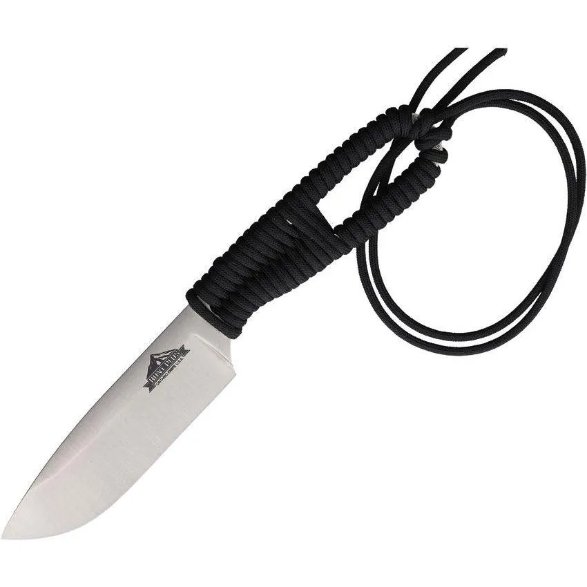 美國Ontario直刀Hunt Plus Drop Point厚刃440B不銹鋼掛繩附刀袋【OKC9715BLK】