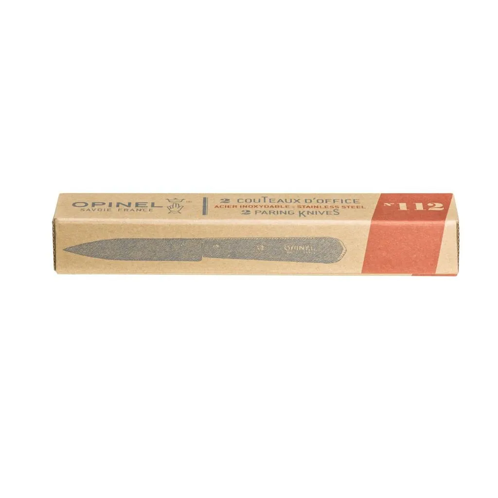 Opinel法國廚房系列10cm水果刀兩支盒裝組No112,歐洲製造【OPI001223】