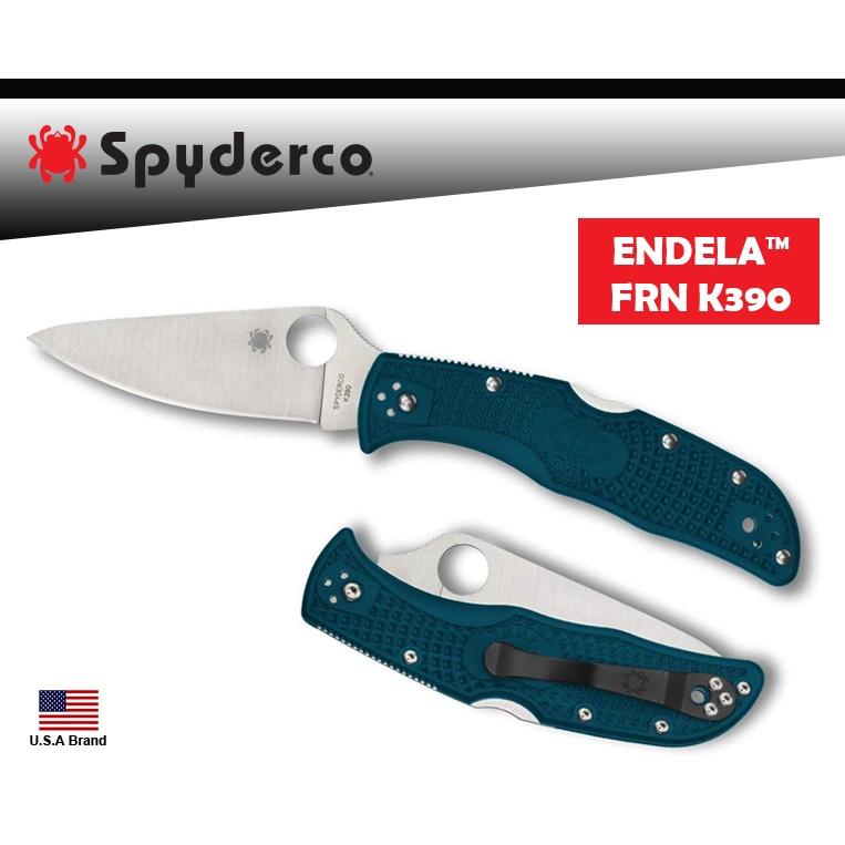 Spyderco美國蜘蛛ENDELA折刀FRN柄K390鋼附背夾【SPC243FPK390】
