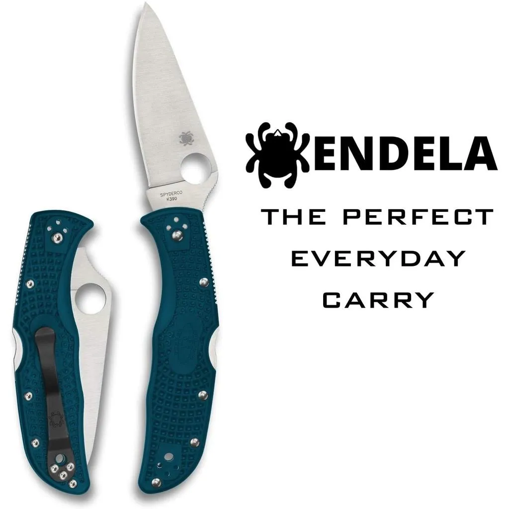 Spyderco美國蜘蛛ENDELA折刀FRN柄K390鋼附背夾【SPC243FPK390】