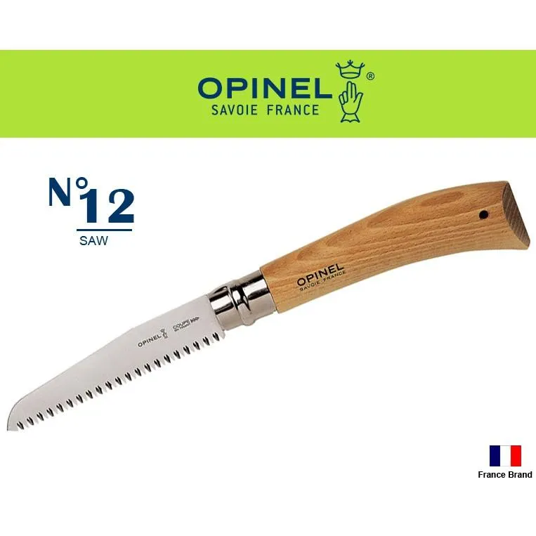 Opinel法國園藝系列高碳鋼折疊鋸 No12 櫸木刀柄,法國製造【OPI165126】