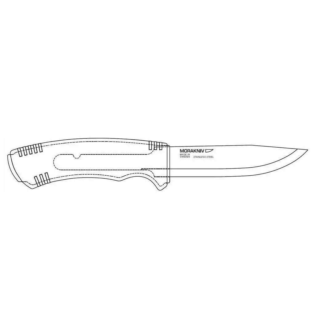 Morakniv瑞典莫拉刀Bushcraft Survival 沙漠色不銹鋼打火棒磨刀器多功能刀鞘【Mor13033】
