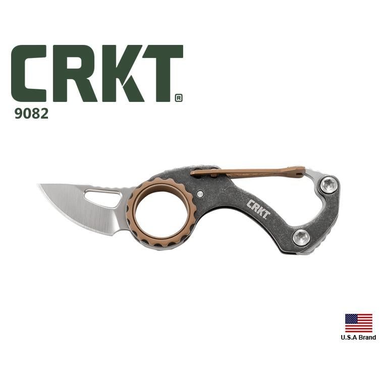 美國CRKT折刀COMPANO拋光面5Cr15MoV刀刃不銹鋼扣環式握柄【CRKT9082】