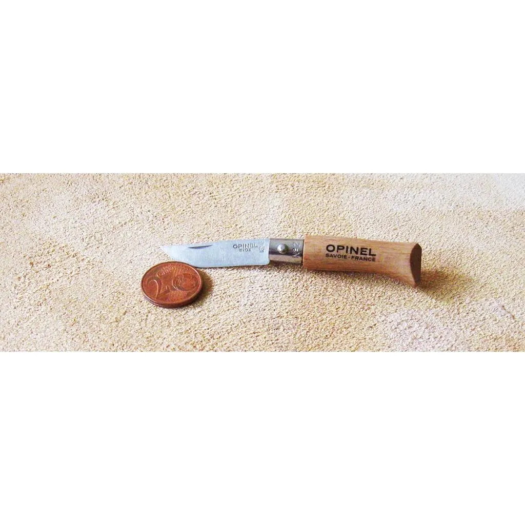 Opinel法國不銹鋼折刀No02櫸木刀柄,法國製造【OPI001070】